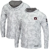 Colosseum Auburn Tigers OHT Military Appreciation Long Sleeve Hoodie Top