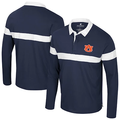 Colosseum Auburn Tigers Too Cool For School Long Sleeve Polo