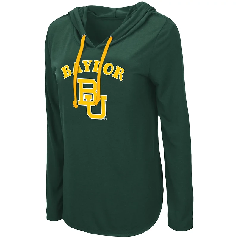 Colosseum Baylor Bears My Lover Lightweight Hooded Long Sleeve T-Shirt