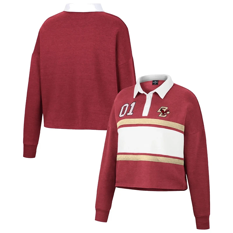 Colosseum Boston College Eagles I Love My Job Rugby Long Sleeve Shirt
