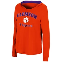 Colosseum Clemson Tigers Catalina Hoodie Long Sleeve T-Shirt