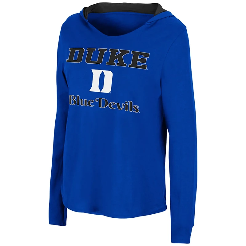Colosseum Duke Blue Devils Catalina Hoodie Long Sleeve T-Shirt