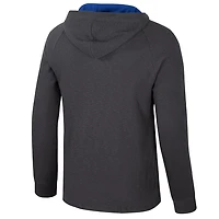 Colosseum Duke Devils Dujour Ralgan Long Sleeve Henley Hoodie T-Shirt