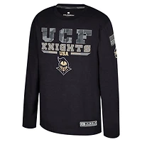 Colosseum Heather UCF Knights OHT Military Appreciation Oorah Long Sleeve T-Shirt