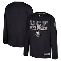 Colosseum Heather UCF Knights OHT Military Appreciation Oorah Long Sleeve T-Shirt