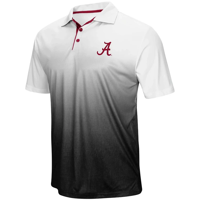 Colosseum Heathered Gray Alabama Crimson Tide Magic Team Logo Polo