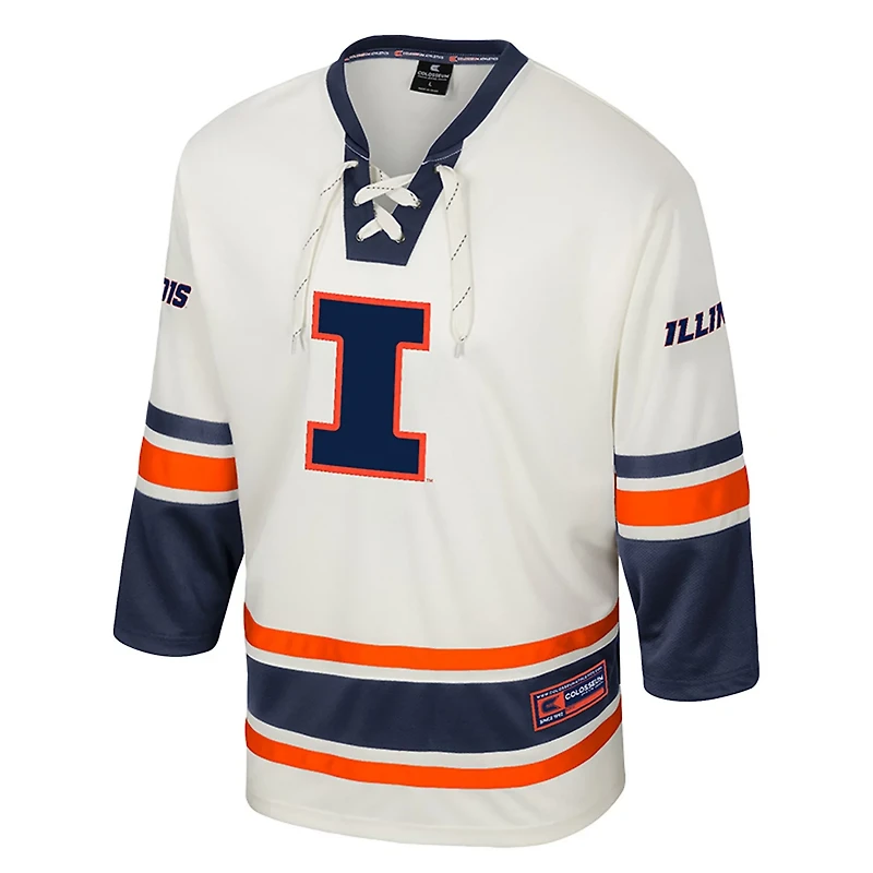 Colosseum Illinois Fighting Illini Puck Proud Fashion Hockey Jersey