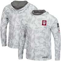 Colosseum Indiana Hoosiers OHT Military Appreciation Long Sleeve Hoodie Top
