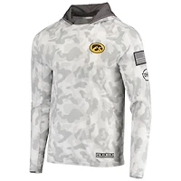 Colosseum Iowa Hawkeyes OHT Military Appreciation Long Sleeve Hoodie Top