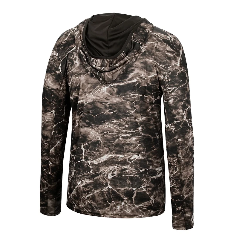 Colosseum Iowa State Cyclones Mossy Oak SPF 50 Performance Long Sleeve Hoodie T-Shirt