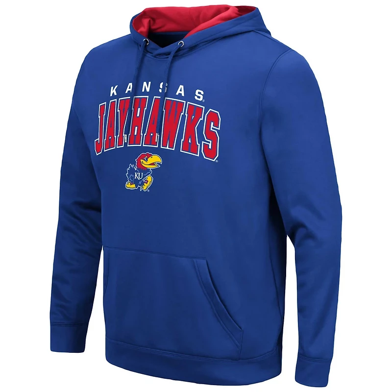 Colosseum Kansas Jayhawks Resistance Pullover Hoodie