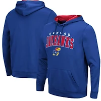 Colosseum Kansas Jayhawks Resistance Pullover Hoodie