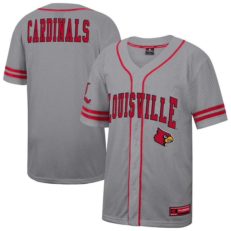 Colosseum Louisville Cardinals Free Spirited Baseball Jersey