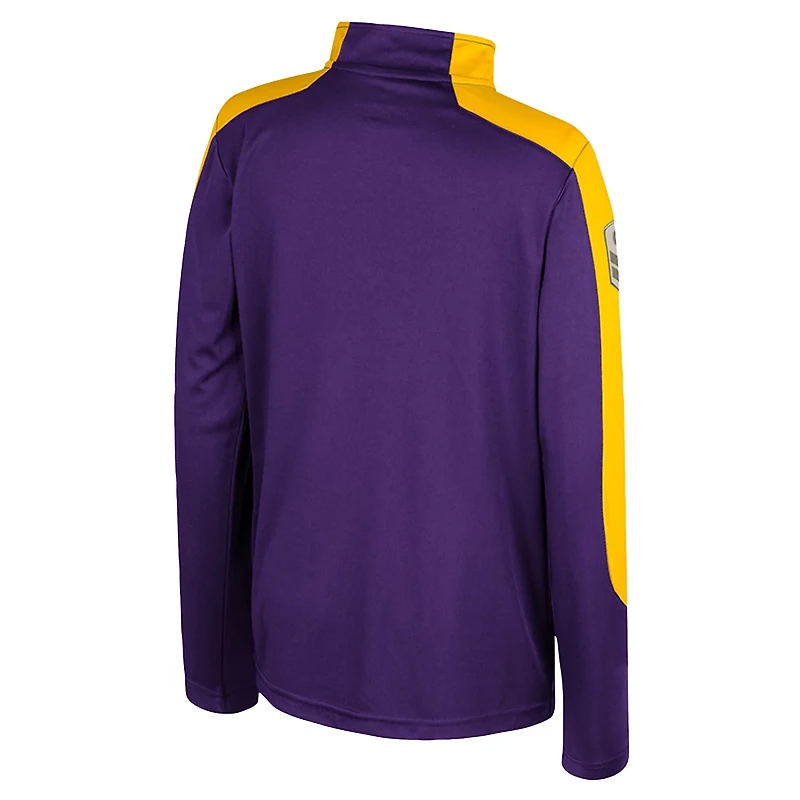 Colosseum LSU Tigers OHT Military Appreciation Cyclone Quarter-Zip Windshirt