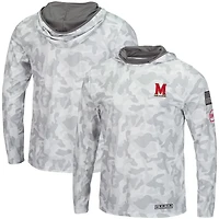 Colosseum Maryland Terrapins OHT Military Appreciation Long Sleeve Hoodie Top