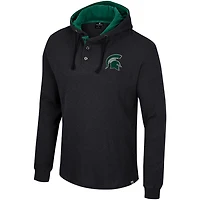 Colosseum Michigan State Spartans Affirmative Thermal Hoodie Long Sleeve T-Shirt