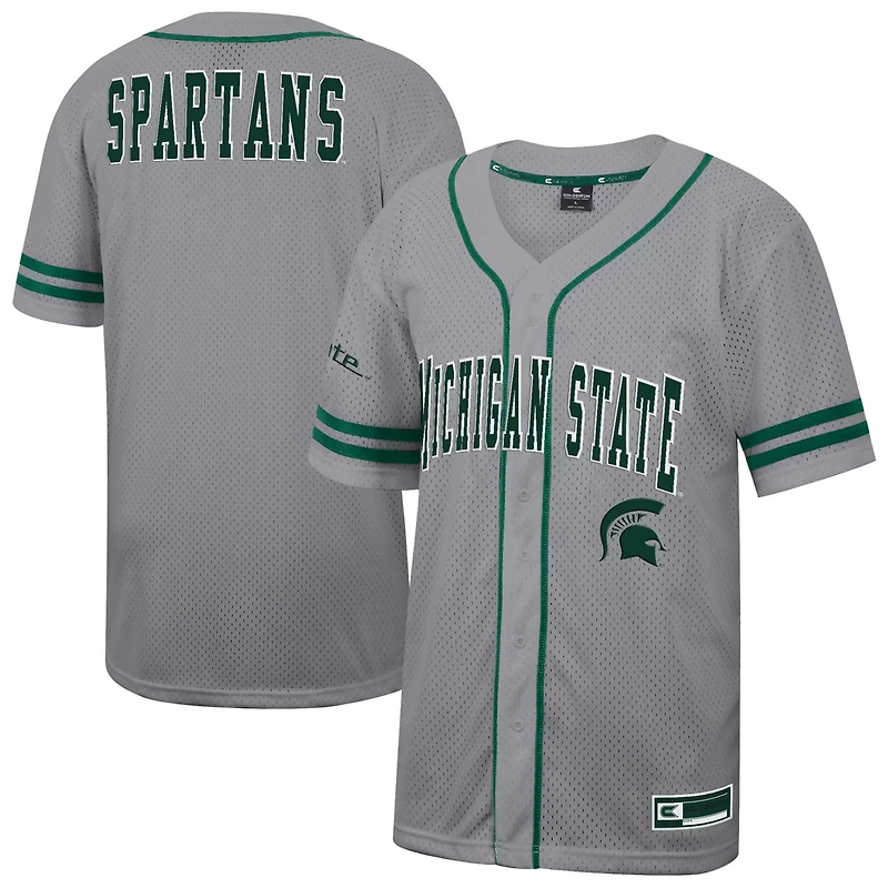 Colosseum Michigan State Spartans Free Spirited Baseball Jersey