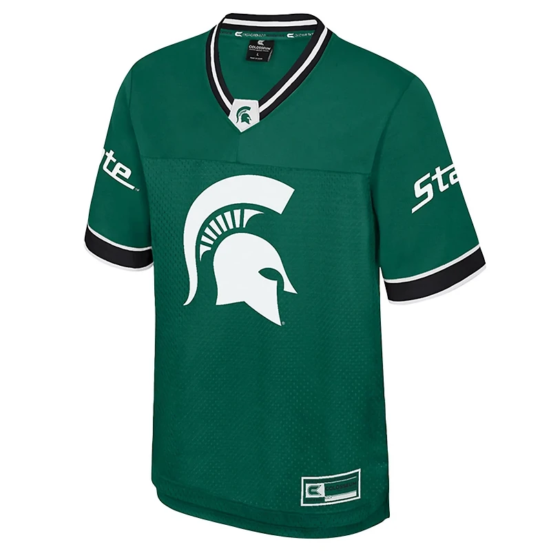 Colosseum Michigan State Spartans Nothing But The Hits Football Jersey