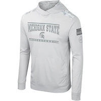 Colosseum Michigan State Spartans OHT Military Appreciation Long Sleeve Hoodie T-Shirt
