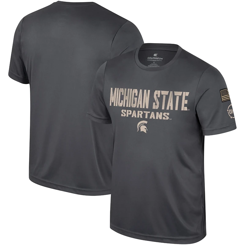 Colosseum Michigan State Spartans OHT Military Appreciation T-Shirt