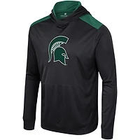 Colosseum Michigan State Spartans Warm Up Long Sleeve Hoodie T-Shirt