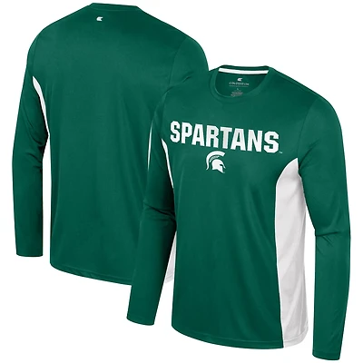 Colosseum Michigan State Spartans Warm Up Long Sleeve T-Shirt