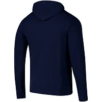 Colosseum Michigan Wolverines Logo Lockup Active Blend Long Sleeve T-Shirt Hoodie