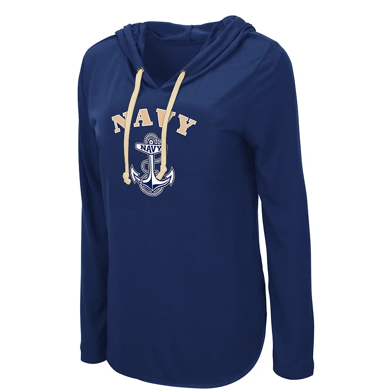 Colosseum Midshipmen My Lover Lightweight Hooded Long Sleeve T-Shirt