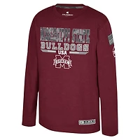 Colosseum Mississippi State Bulldogs OHT Military Appreciation Oorah Long Sleeve T-Shirt