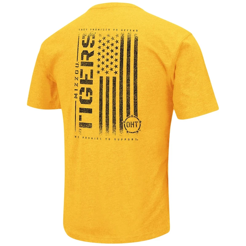 Colosseum Missouri Tigers OHT Military Appreciation Flag 20 T-Shirt