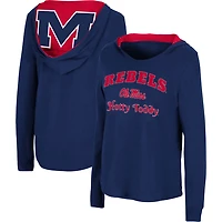 Colosseum Ole Miss Rebels Catalina Hoodie Long Sleeve T-Shirt