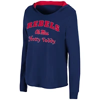 Colosseum Ole Miss Rebels Catalina Hoodie Long Sleeve T-Shirt