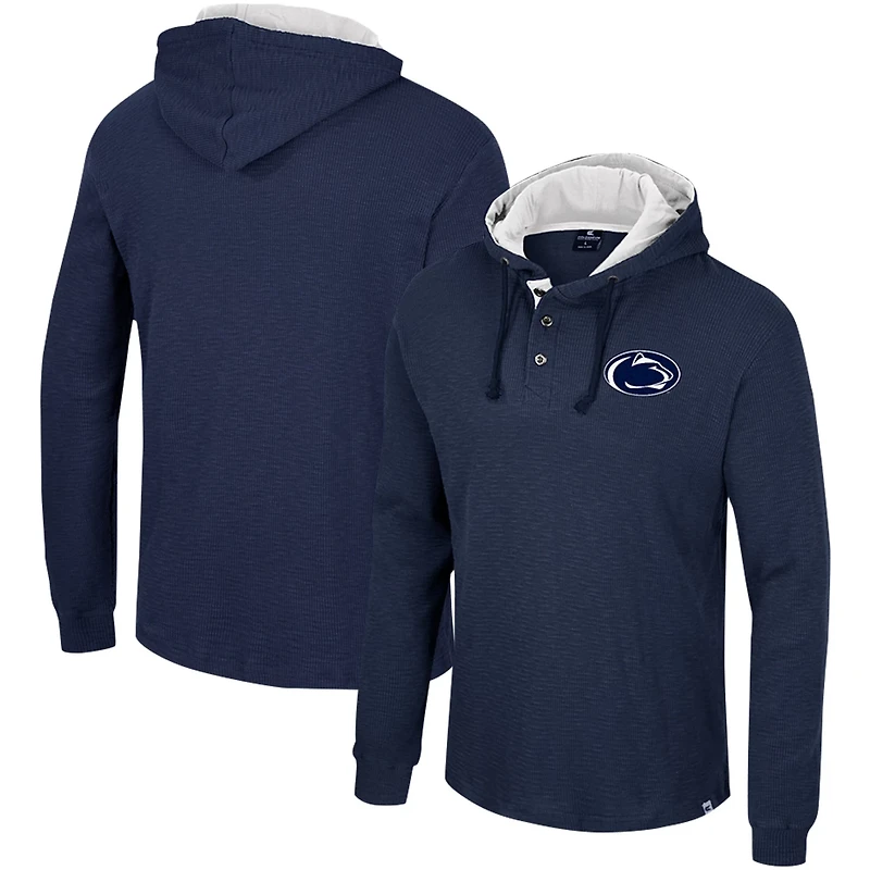 Colosseum Penn State Nittany Lions Affirmative Thermal Hoodie Long Sleeve T-Shirt