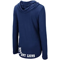 Colosseum Penn State Nittany Lions My Lover Lightweight Hooded Long Sleeve T-Shirt