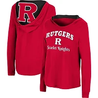 Colosseum Rutgers Knights Catalina Hoodie Long Sleeve T-Shirt