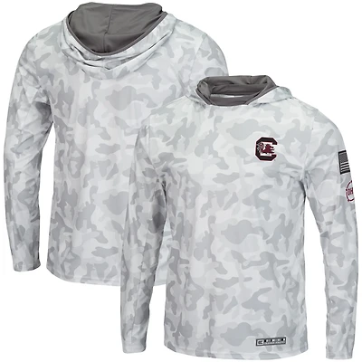 Colosseum South Carolina Gamecocks OHT Military Appreciation Long Sleeve Hoodie Top