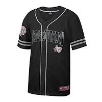 Colosseum Texas Southern Tigers Free Spirited Mesh Button-Up Baseball Jersey
