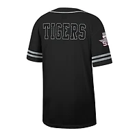 Colosseum Texas Southern Tigers Free Spirited Mesh Button-Up Baseball Jersey