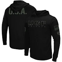 Colosseum UCF Knights OHT Military Appreciation Hoodie Long Sleeve T-Shirt