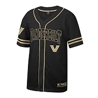 Colosseum Vanderbilt Commodores Free Spirited Mesh Button-Up Baseball Jersey