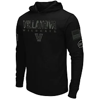 Colosseum Villanova Wildcats OHT Military Appreciation Hoodie Long Sleeve T-Shirt
