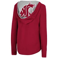 Colosseum Washington State Cougars Catalina Hoodie Long Sleeve T-Shirt