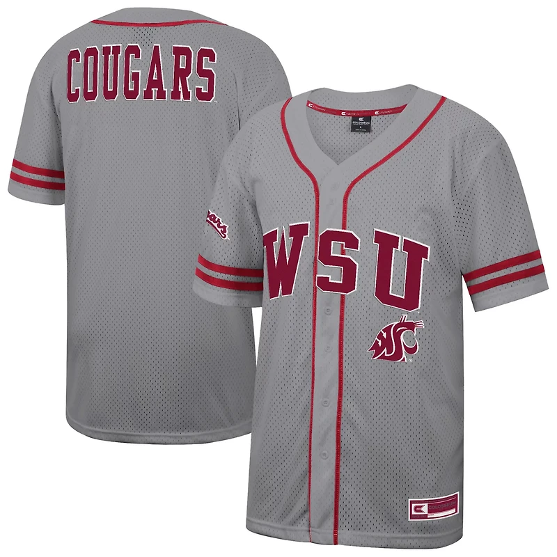Colosseum Washington State Cougars Free Spirited Baseball Jersey