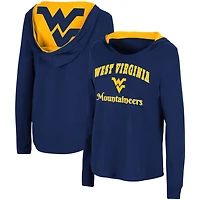 Colosseum West Virginia Mountaineers Catalina Hoodie Long Sleeve T-Shirt