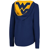 Colosseum West Virginia Mountaineers Catalina Hoodie Long Sleeve T-Shirt
