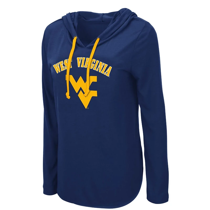 Colosseum West Virginia Mountaineers My Lover Lightweight Hooded Long Sleeve T-Shirt