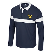 Colosseum West Virginia Mountaineers Too Cool For School Long Sleeve Polo