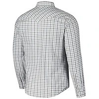 Colosseum x Wrangler Tennessee Volunteers Plaid Window Pane Long Sleeve Full-Snap Shirt