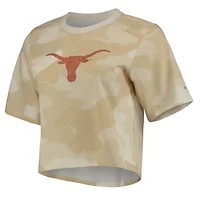 Columbia /Tan Texas Longhorns Park Camo Boxy T-Shirt