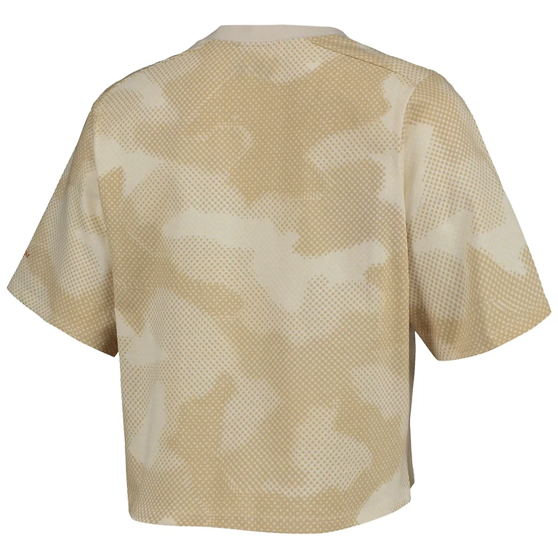 Columbia /Tan Texas Longhorns Park Camo Boxy T-Shirt
